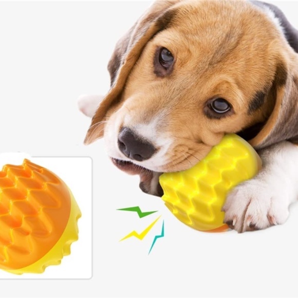 2 Pcs Easter Bunny Dog/Cat Outfit Includes FREE Dental Squeaky Fetch Anxiety Toy - Picture 8 of 16